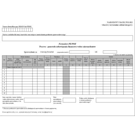 Formularz PZ-POZ