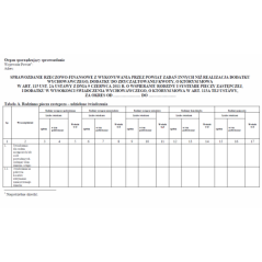 Sprawozdanie rzeczowo-finansowe z wykonywania przez powiat zadań innych niż realizacja dodatku wychowawczego